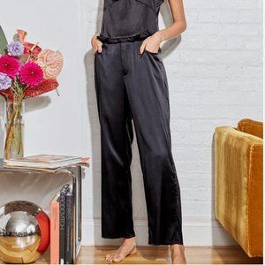 Fleur Du Mal Washable Silk Bottom in Black Size Small NWT